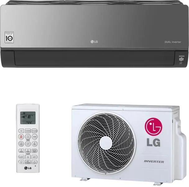 LG AC18BQ ART COOL MIRROR 5 kW Oldalfali Inverteres Split Klíma