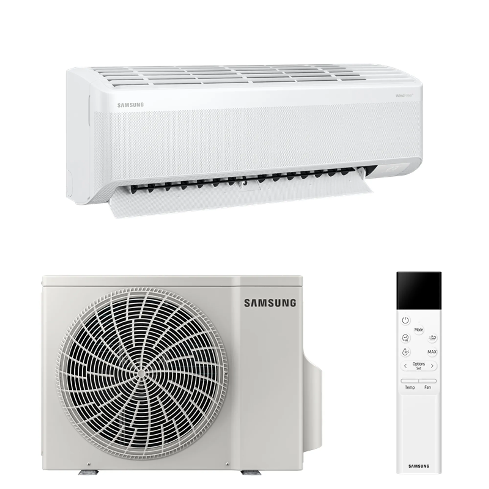 Samsung WindFree™ Comfort S2 AR60F09C1AWNEU/XEU Oldalfali Inverteres Split Klíma 2,5 kW